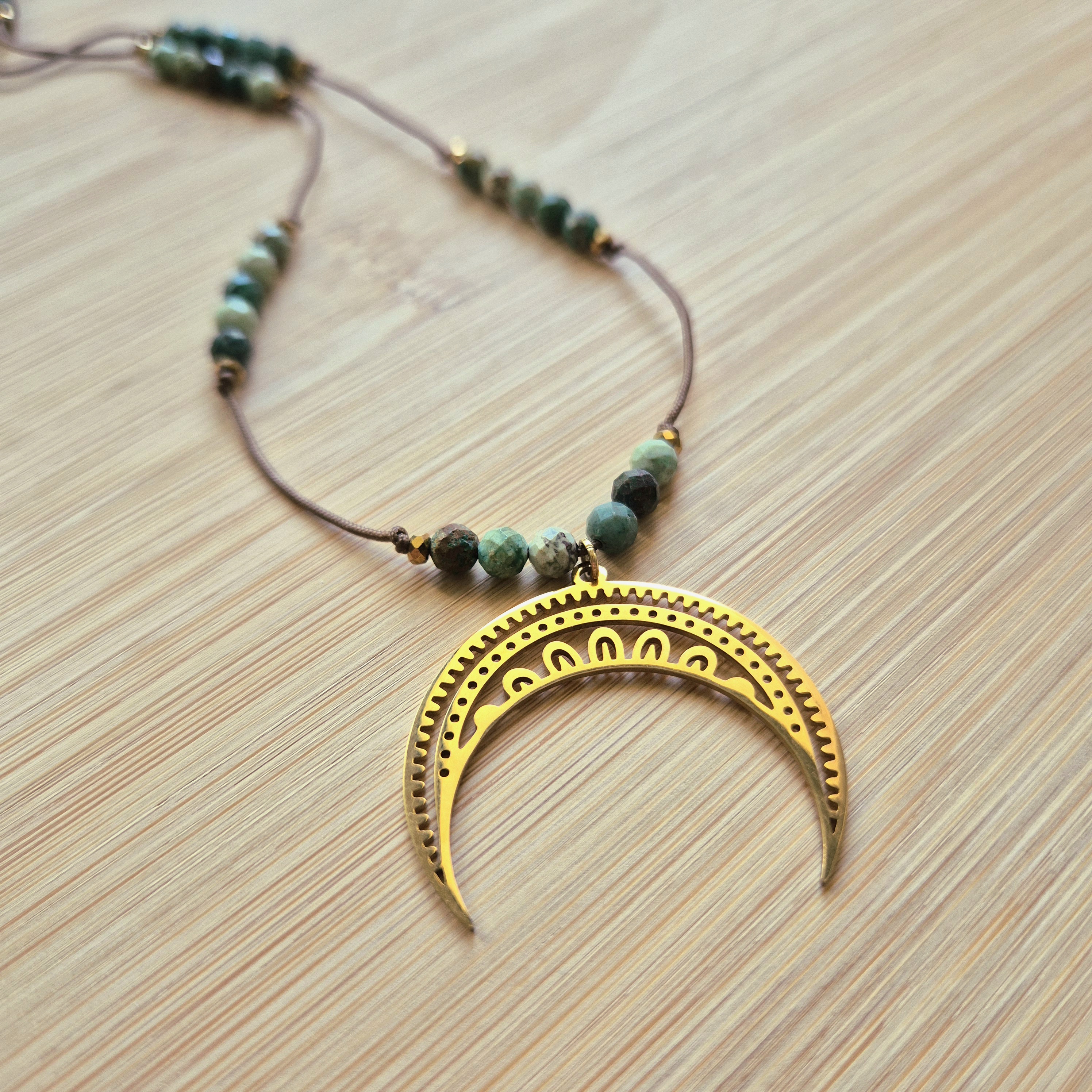 Lunula · Chryzokola i Hematyt — miniatura 2